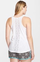 Thumbnail for your product : PJ Salvage Crochet Back Tank (Plus Size)
