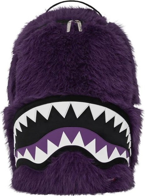 Sprayground Furcray Shark Faux-Fur Backpack