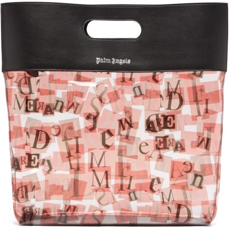 palm angels plastic bag