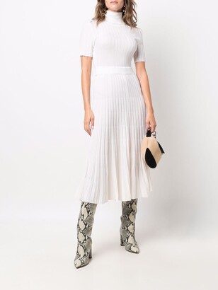 P.A.R.O.S.H. Pleated Knitted Dress
