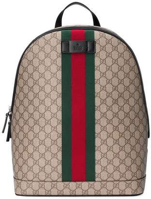 Gucci GG Supreme backpack with Web