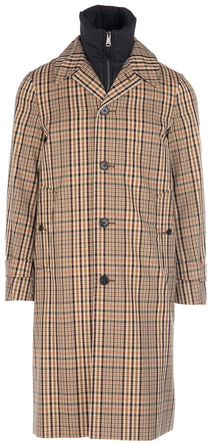 burberry vintage check trench coat