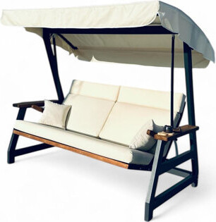 Arlmont & Co. Garden Triple Swing Chair