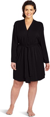 Casual Moments Women's Plus-Size Wrap Robe