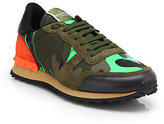 Thumbnail for your product : Valentino Rockstud Camo Sneakers