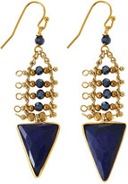 Thumbnail for your product : Nakamol Lapis Triangle Dangle Earrings