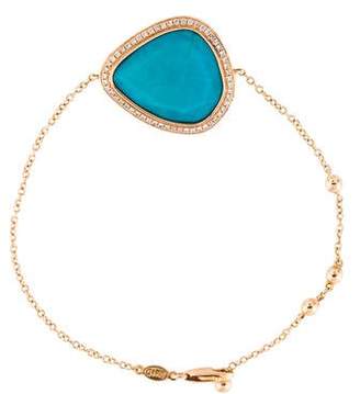 Djula 18K Turquoise & Diamond Magic Stone Bracelet