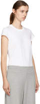 Thumbnail for your product : Alexander Wang T by White Cap Sleeve Fitted Bodysuit