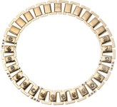Thumbnail for your product : Maria Francesca Pepe Gold Swarovski Chain Necklace