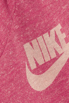 Thumbnail for your product : Nike Gym Vintage cotton-blend jersey hooded top