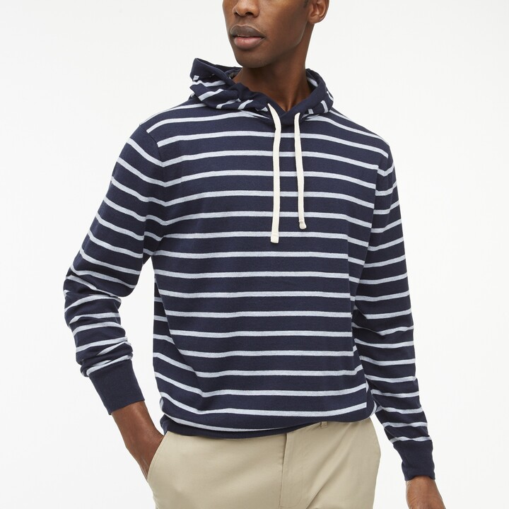linen blend hoodie