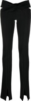 Cut-Out Detail Trousers 