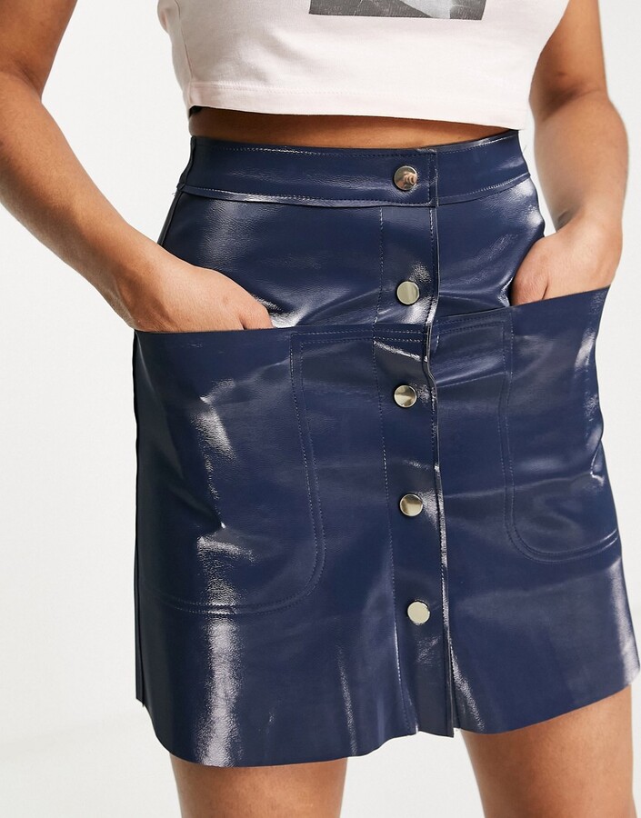 Vinyl Skirt | Shop the world's largest collection of fashion 