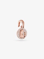 Thumbnail for your product : Michael Kors 14K Rose Gold-Plated Sterling Silver Pave Virgo Zodiac Charm