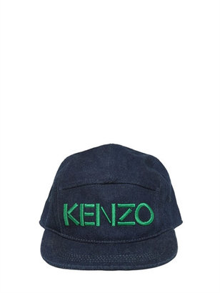 Kenzo Embroidered Logo Denim Baseball Hat