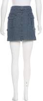 Thumbnail for your product : Balenciaga Denim Mini Skirt