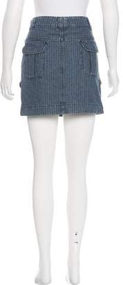 Balenciaga Denim Mini Skirt
