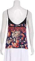 Thumbnail for your product : Just Cavalli Sleeveless Floral Top