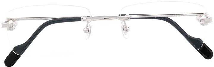 Cartier Rimless Rectangular Glasses - ShopStyle Sunglasses