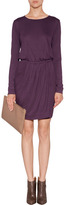 Thumbnail for your product : By Malene Birger Open Back Dress in Italian Plum