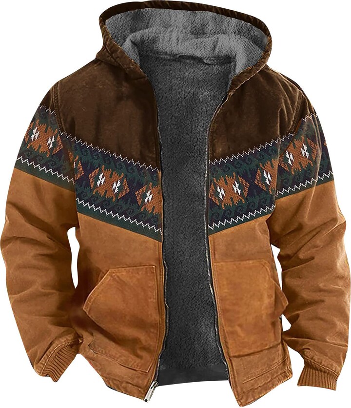 NileMAll Mens Aztec Jacket ShopStyle Jumpers & Hoodies