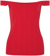 Thumbnail for your product : Ellery Yandex Off-the-shoulder Stretch-cady Bustier Top