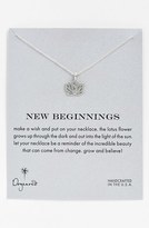 Thumbnail for your product : Dogeared Women's 'New Beginnings' Lotus Pendant Necklace
