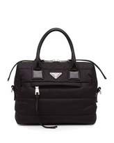 Thumbnail for your product : Prada Medium Tessuto Bomber Double-Handle Satchel Bag