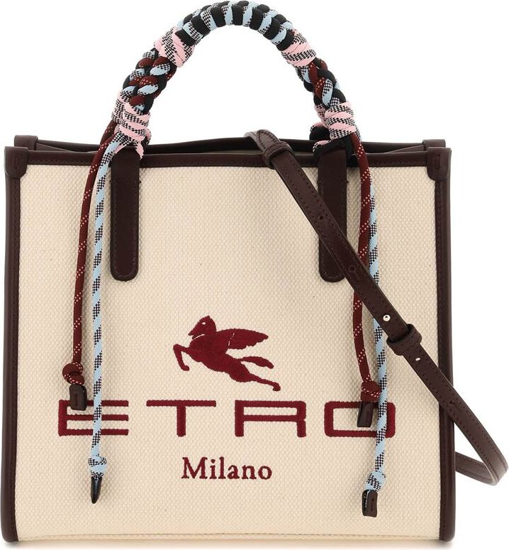 Etro Tote Bag With Braided Handles - ShopStyle