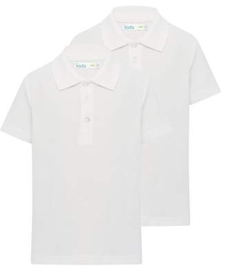 M&Co Unisex cotton school polo shirts