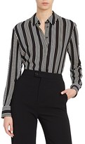 Thumbnail for your product : Altuzarra Chika Striped Silk Top