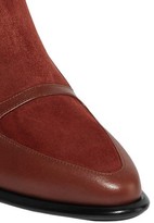 Thumbnail for your product : Loewe Leather And Suede Ankle Boots