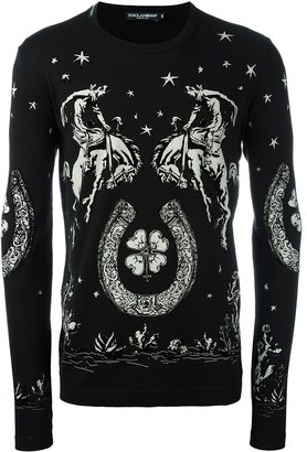 Dolce & Gabbana horse print sweatshirt