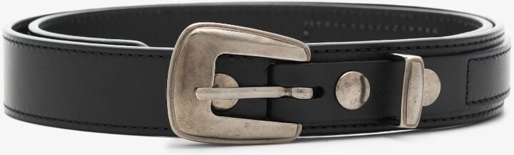 Lemaire Black Western-Style Leather Belt ShopStyle