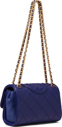 Fleming Soft Small Bag - Tory Burch - Navy Day - Leather