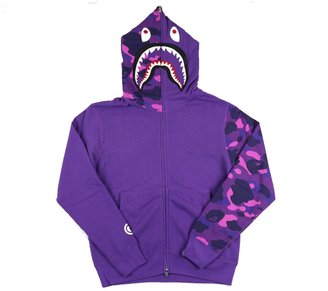 SuburbanVintageShop Bape shark camo hoodie