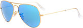 Thumbnail for your product : Ray-Ban Men's Aviator Tm Large Metal Sunglasses