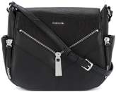 Diesel zip applique satchel