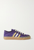 Thumbnail for your product : adidas + Wales Bonner Nizza Leather-trimmed Canvas Sneakers