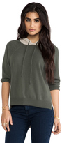 Thumbnail for your product : Autumn Cashmere Color Block Mesh Hoodie