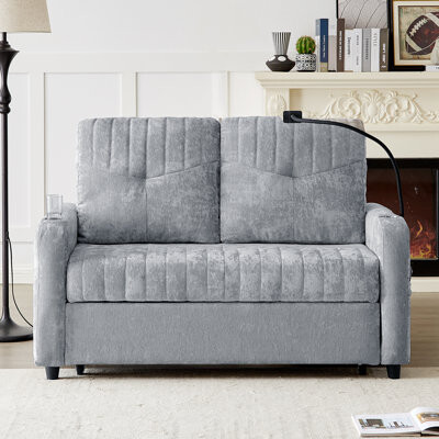 Ebern Designs Versatile Modern Sofa Bed with Advanced Features for Ultimate Comfort