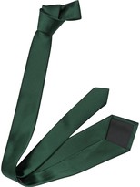 Thumbnail for your product : Forzieri Forest Green Solid Silk Tie
