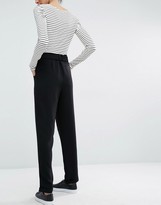 Thumbnail for your product : Just Female Eli Pants in Peg Leg with Tie Belt