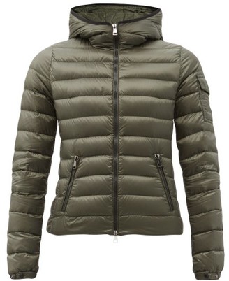 Moncler Bles Hooded Quilted Down Jacket - Khaki