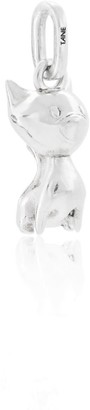 Tane Exquisitely Detailed Cat Charm Handmade In Sterling Silver