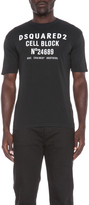 Thumbnail for your product : DSquared 1090 DSQUARED Penitentiary Cotton Tee in Black