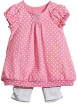 Thumbnail for your product : Vertbaudet Baby Girl's Pink Dress & Leggings outfit