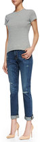 Thumbnail for your product : CJ by Cookie Johnson Glory Slim Boyfriend Cuffed & Distressed Jeans, Grand Avenue Blue