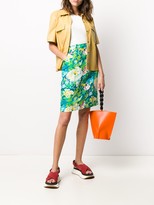 Thumbnail for your product : Kenzo Pre-Owned 1980s Floral Print Skirt