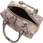 Thumbnail for your product : Tod's D-Cube Bauletto mini python and leather tote